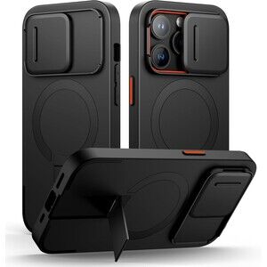 SURITCH for iPhone 14 Pro Case with Magnetic Camera IPhone 14 Pro-6.1", Black